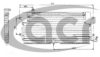 VW 357820413B Condenser, air conditioning
